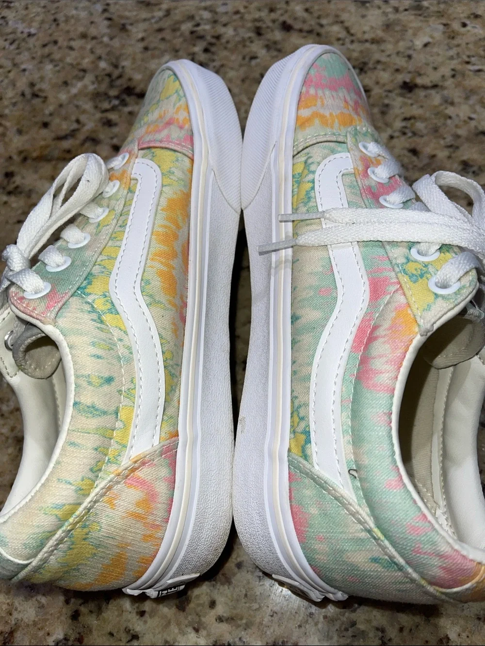 Vans Tie-Dye Canvas Lace-Up Sneakers